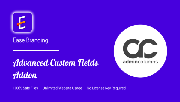 GPL Advanced Custom Fields Addon- Admin Columns Pro