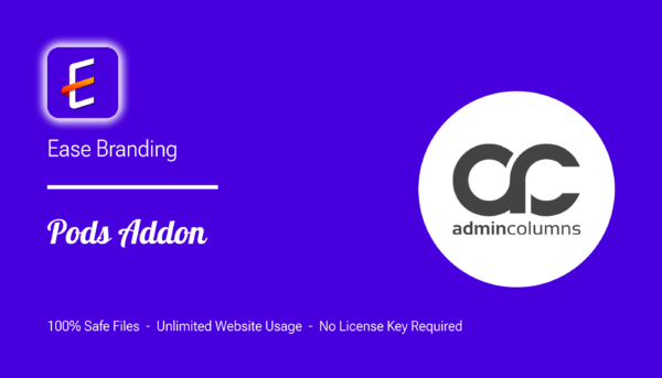 GPL Pods Addon - Admin Columns Pro