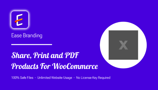 GPL Share, Print and PDF Products For WooCommerce