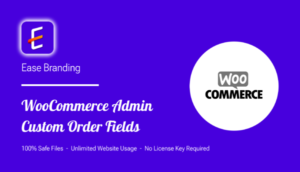 GPL WooCommerce Admin Custom Order Fields
