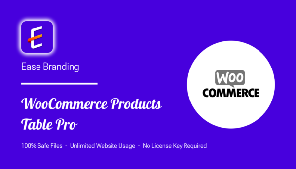 GPL WooCommerce Products Table Pro