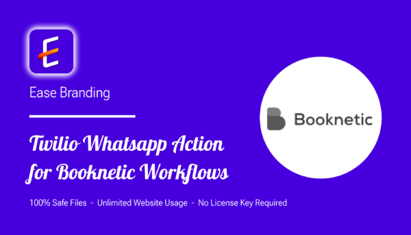 GPL Twilio Whatsapp action for Booknetic workflows